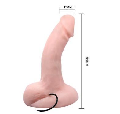 Realistyczne silikonowe dildo z wibracjami penis